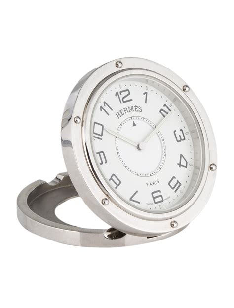 hermes clipper travel alarm clock|Hermes Travel Clock .